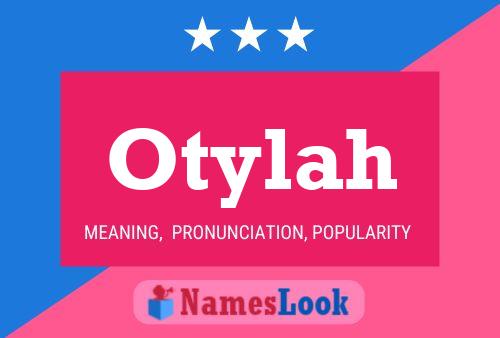 Otylah Name Poster