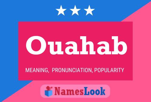 Ouahab Name Poster