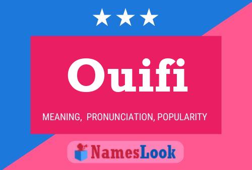 Ouifi Name Poster