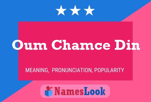 Oum Chamce Din Name Poster