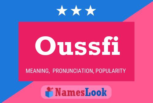 Oussfi Name Poster