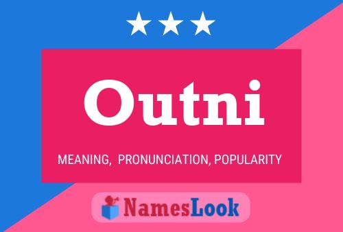 Outni Name Poster