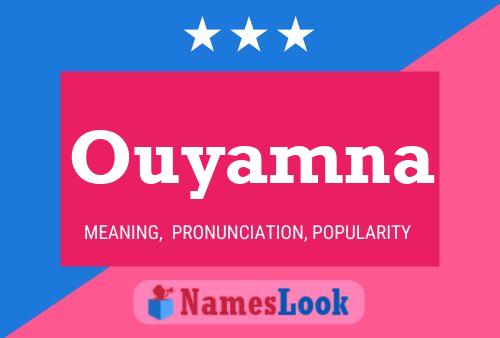 Ouyamna Name Poster