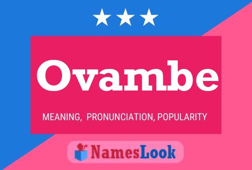 Ovambe Name Poster