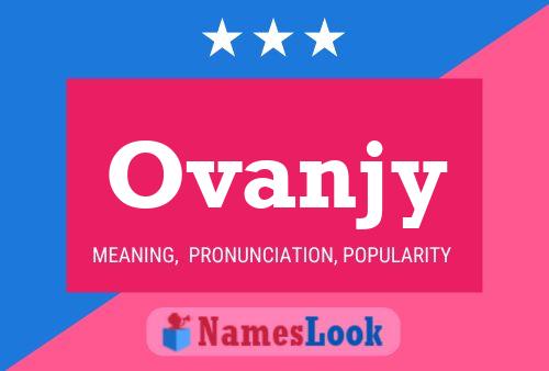 Ovanjy Name Poster