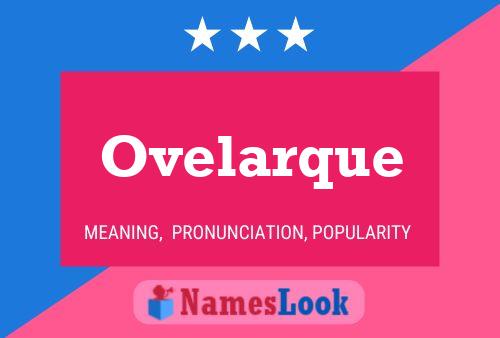 Ovelarque Name Poster