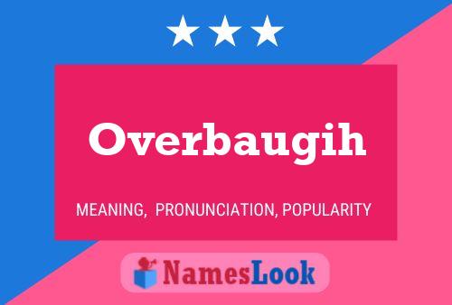 Overbaugih Name Poster