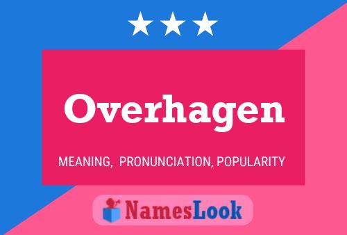 Overhagen Name Poster