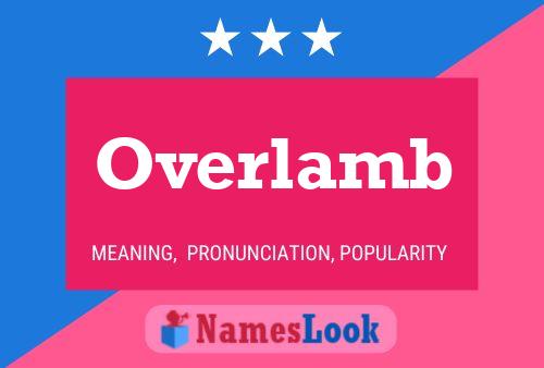 Overlamb Name Poster