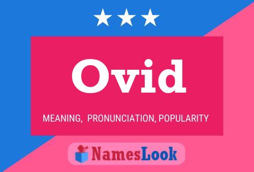 Ovid Name Poster