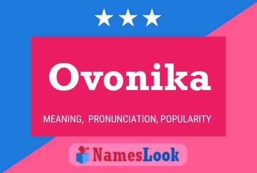 Ovonika Name Poster