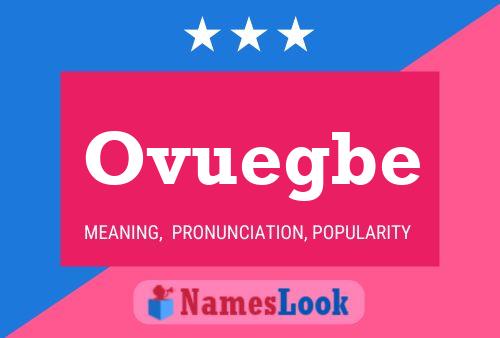 Ovuegbe Name Poster