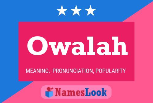 Owalah Name Poster