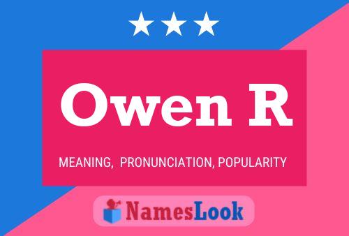 Owen R Name Poster