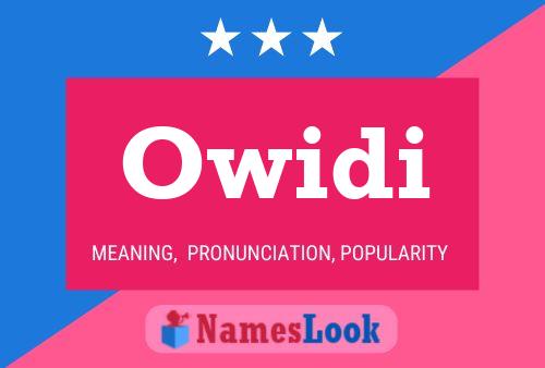 Owidi Name Poster