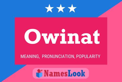 Owinat Name Poster