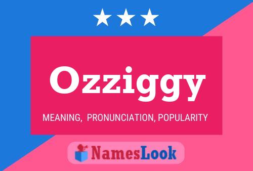 Ozziggy Name Poster