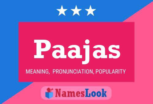 Paajas Name Poster