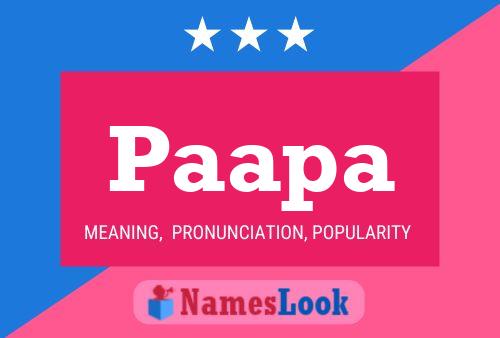 Paapa Name Poster