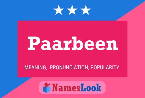 Paarbeen Name Poster