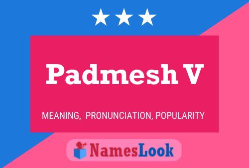 Padmesh V Name Poster