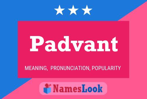 Padvant Name Poster