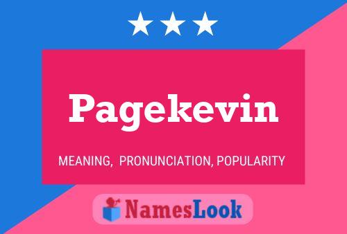 Pagekevin Name Poster