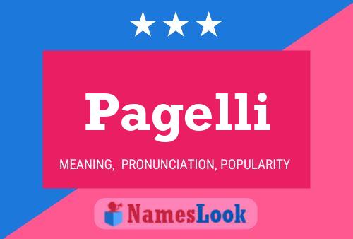 Pagelli Name Poster