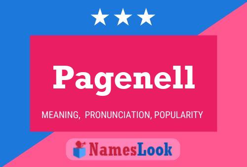 Pagenell Name Poster