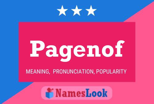 Pagenof Name Poster