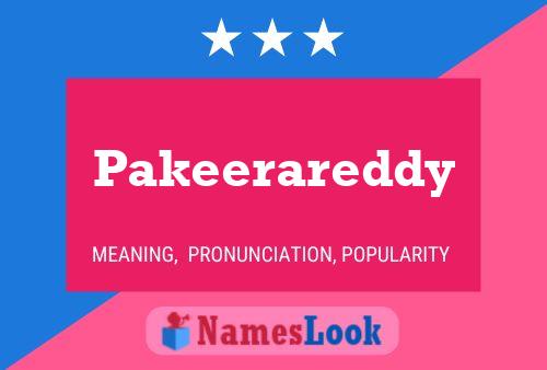 Pakeerareddy Name Poster