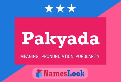 Pakyada Name Poster