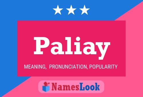 Paliay Name Poster