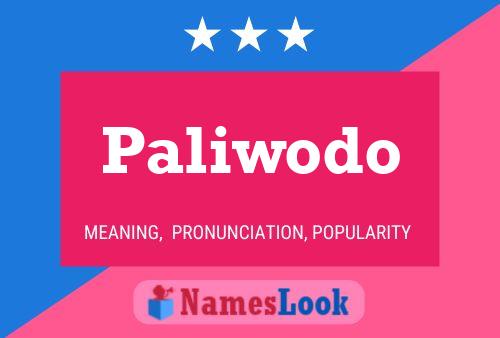 Paliwodo Name Poster