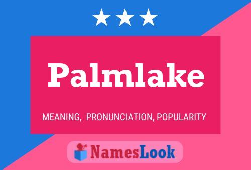 Palmlake Name Poster