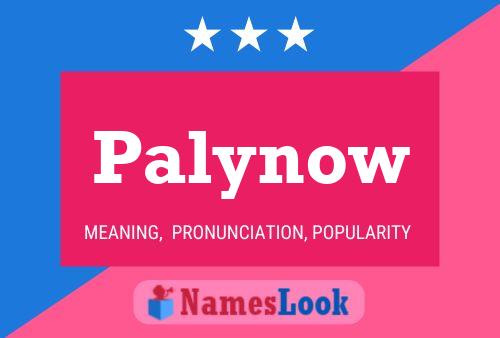 Palynow Name Poster