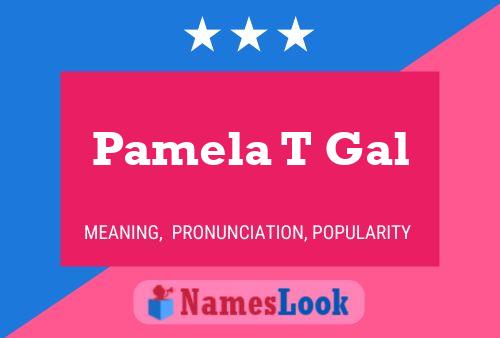 Pamela T Gal Name Poster