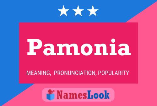 Pamonia Name Poster