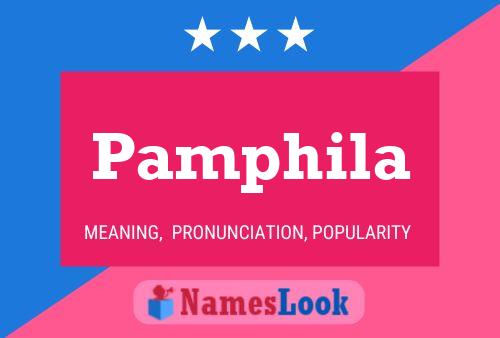 Pamphila Name Poster