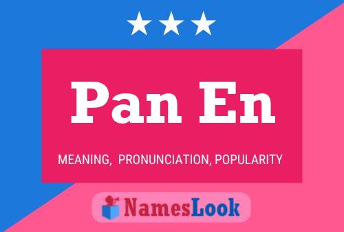 Pan En Name Poster