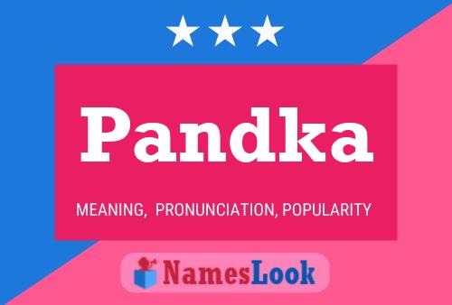 Pandka Name Poster