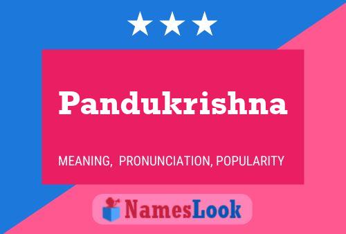 Pandukrishna Name Poster