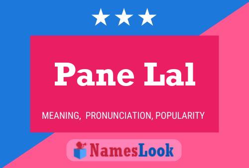 Pane Lal Name Poster