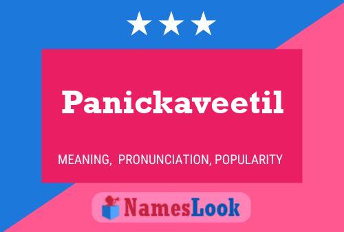 Panickaveetil Name Poster