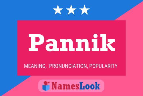 Pannik Name Poster