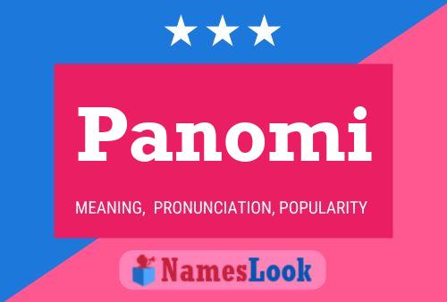 Panomi Name Poster