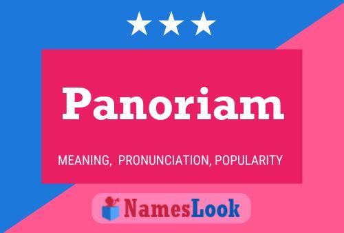 Panoriam Name Poster