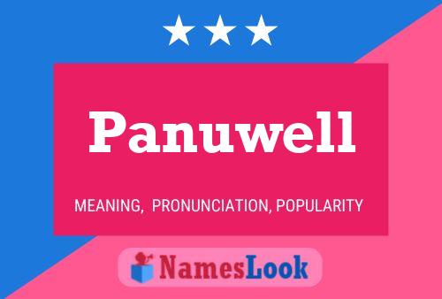 Panuwell Name Poster