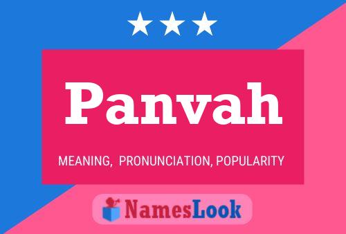 Panvah Name Poster