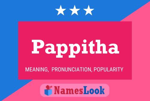 Pappitha Name Poster